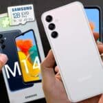 Galaxy M14 5g 128gb Prata + Cartão De Memória 128gb Evo Plus