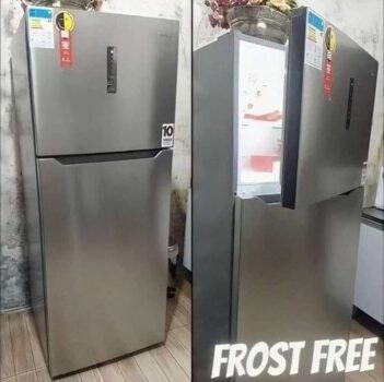 Geladeira auto defrost Midea MD-RT468MTA042 inox com freezer 347L 220V