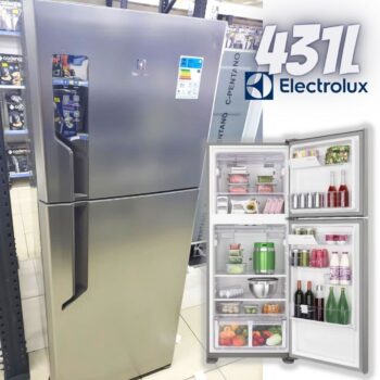 Geladeira Electrolux Frost Free 431L Duplex Cor Inox (TF55S)