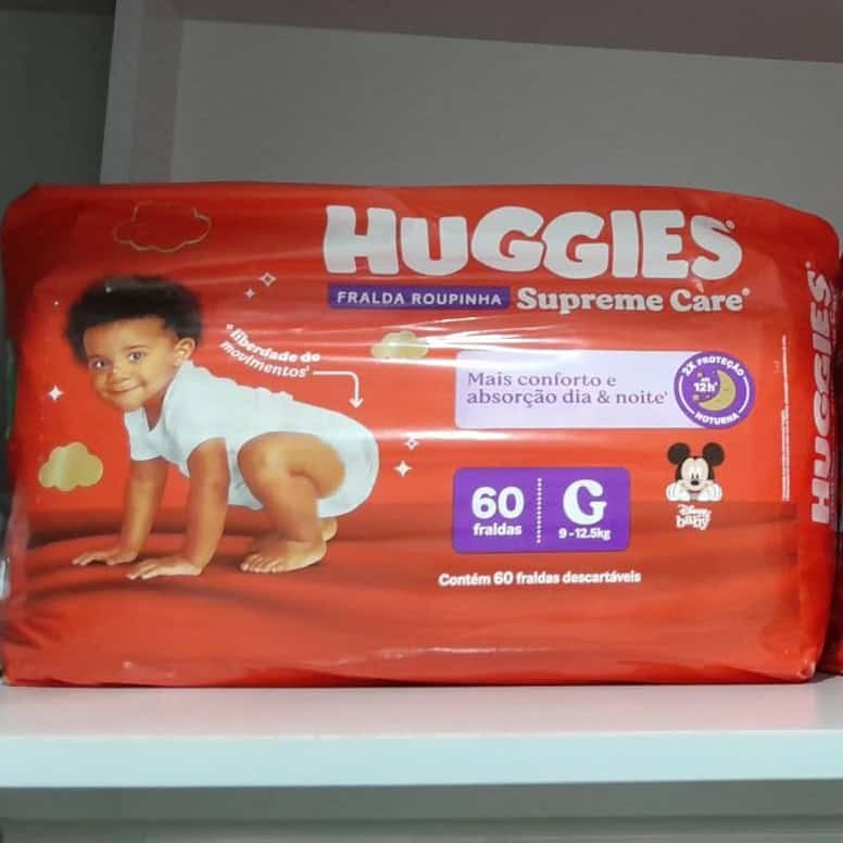 Huggies Fralda Roupinha Supreme Care G 60 Un