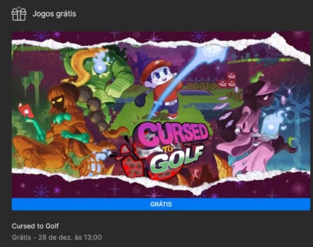 JOGO GRÁTIS EPIC GAMES - Cursed to Golf