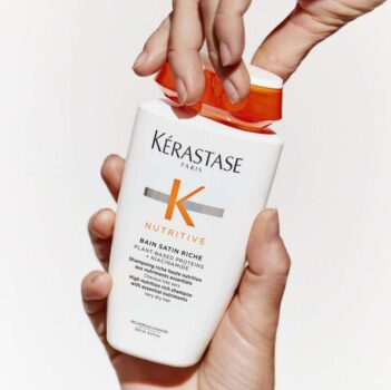 Kérastase Shampoo Nutritive Bain Satin Riche, Shampoo Hidratante, Para Cabelos Secos e Ressecados, Nutrição Intensa, 250ml