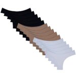 Kit 15 Calcinhas Microfibra Tanga Lingerie Feminina Atacado