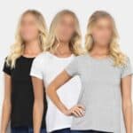 Kit 3 Camisetas Básicos Feminina