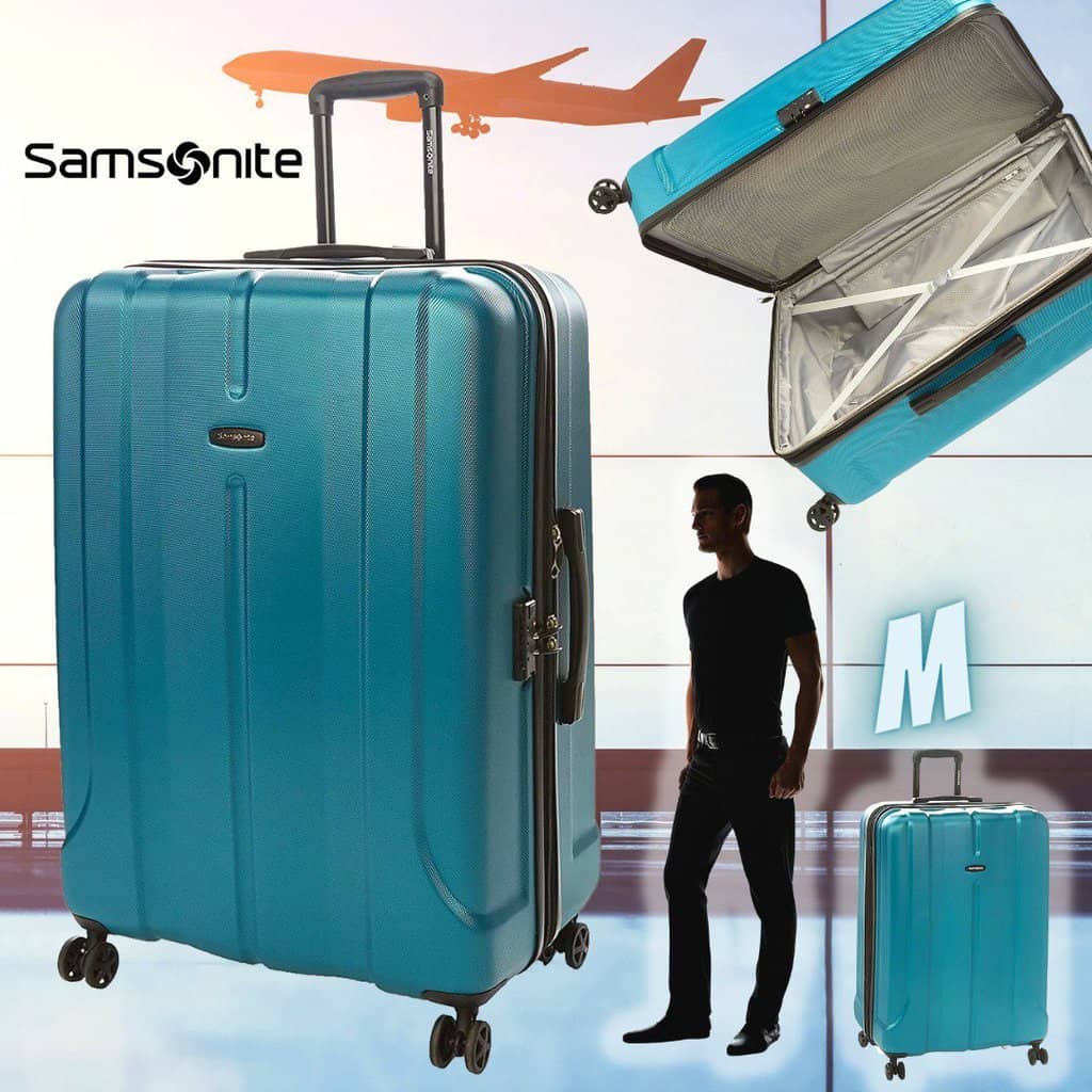 Mala de Viagem Samsonite, Tamanho Médio - 23kg - 360o.