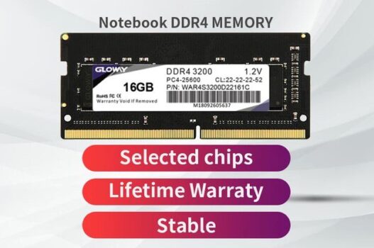 Memória RAM DDR4 para Notebook Gloway