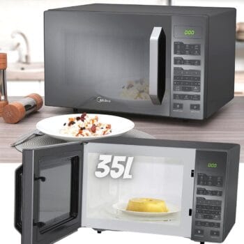 Micro-ondas Midea 35 Litros Prata Espelhado MXSA35S1 127 Volts