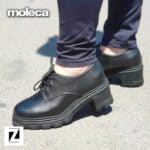 Mocassim Moleca Tratorado Salto Bloco Feminino