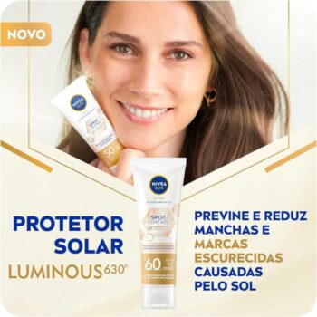 NIVEA SUN Protetor Solar Facial Fluido Spot Control Luminous 630 FPS60 40ml