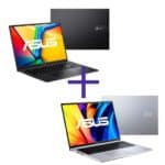 Notebook ASUS Vivobook 16X K3605ZF-N1198W Indie Black + Notebook ASUS VivoBook 16 X1605ZA-MB310 Transparent Silver