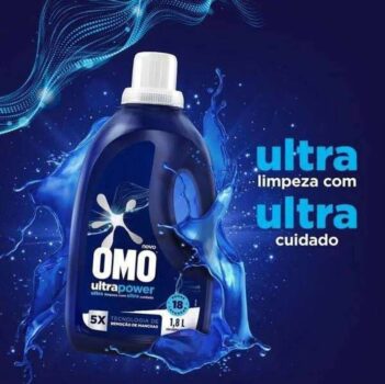 OMO Lava-Roupas Líquido Omo Ultra Power Frasco 1 8L