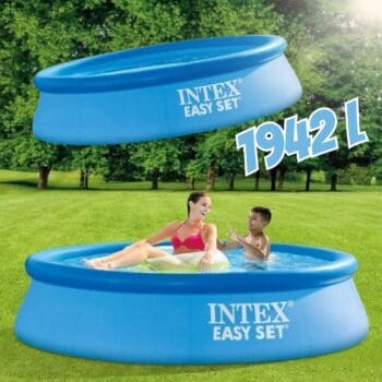 Piscina Inflavel Easy Set 1.942 Litros Intex 28106 Cor Azul