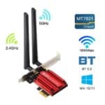 Placa de Rede PCIE WiFi 6 + Bluetooth 5.2