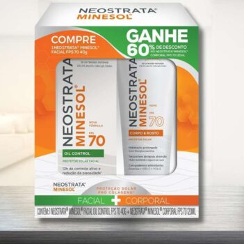 Promopack Minesol FPS 70 sem cor + Minesol FPS 70 120ML
