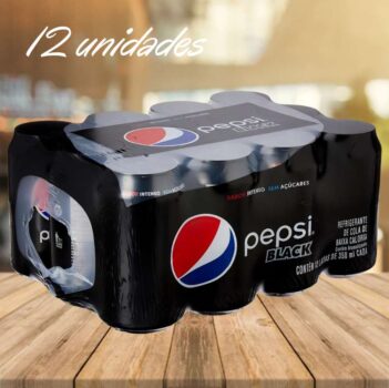 Refrigerante Pepsi Zero, Lata 350Ml Pack (12 Unidades)