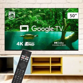 Smart TV 50PUG7408/78 50 Polegadas 4K uhd Google TV Philips