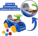 Totokinha Infantil Menino Azul com buzina, chave e peças - Cardoso Toys