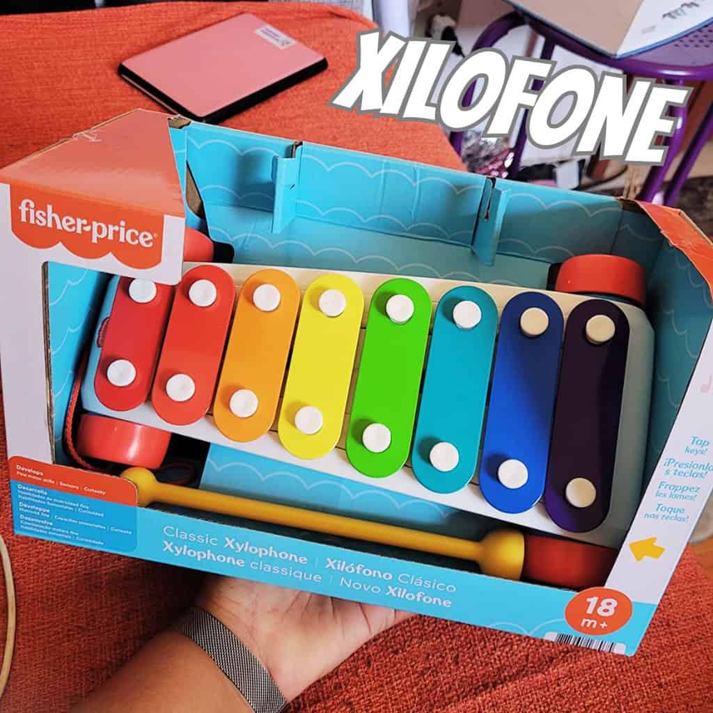 Xilofone, Fisher Price, Mattel, Tamanho Único