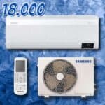 Ar-condicionado Split Inverter Samsung WindFree Connect Sem Vento 18.000 BTUs Frio Branco