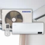 Ar-condicionado Split Samsung Digital Inverter Ultra 9.000 BTUs Frio AR09CVHZAWKNAZ Branco 220V Kit