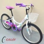 Bicicleta Infantil Aro 20 Caloi Ceci Branca - com Cestinha Freio V-Brake