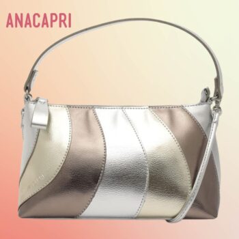 Bolsa Tiracolo Anacapri Metalizado Colorido