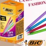 Caneta Esferográfica BIC Cristal Fashion, 1.2mm, 4 Cores