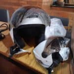 Capacete Aberto Mixs Way Viseira Fume Branco 58