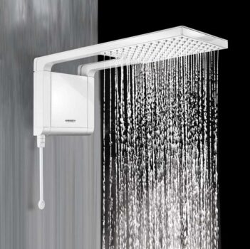 Chuveiro Elétrico Lorenzetti Acqua Storm Ultra - 6800W Branco Temperatura Gradual