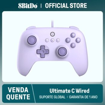 Controle 8BitDo Ultimate C com Fio