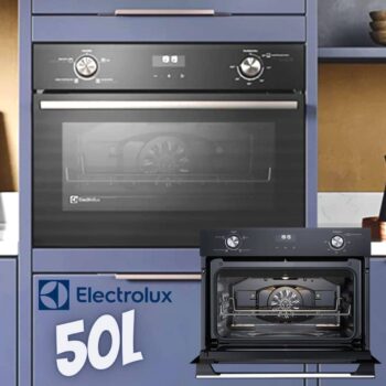 Electrolux FORNO DE EMBUTIR ELÉTRICO 127V 50L EFFICIENT COM PERFECTCOOK360 (OE4EH), Preta