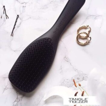 Escova De Cabelo Desembaraçadora The Wet Detangler Preta Tangle Teezer