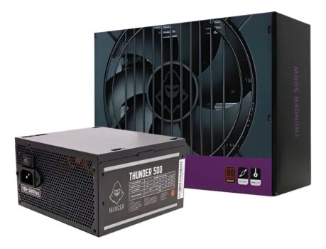 Fonte Mancer Thunder 500w Bronze 80 Plus, Mcr-thr500-bl01 Cor Preto