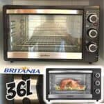 Forno Elétrico De Bancada Bfe41p 1500w 36l Preto Britânia 220V