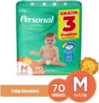 Fralda Personal Protect e Sec M Hiper 70 unidades