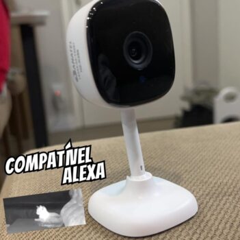 Haiz Câmera de Segurança Interna PIX-Z Smart Compatível com Alexa Wi-fi Bivolt Branco HZ-K258