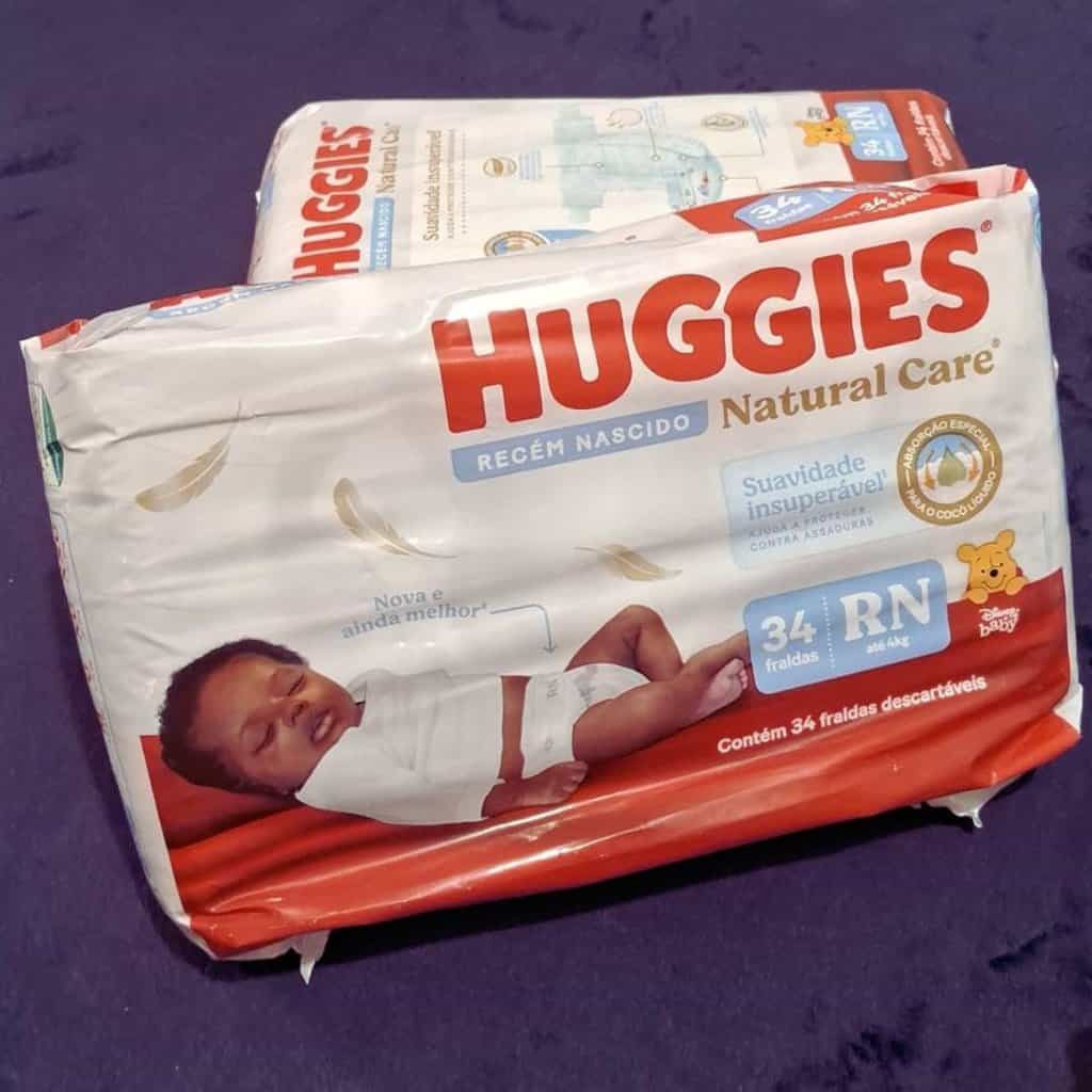 Huggies Fralda Premium Natural Care RN 34 Un (Embalagem pode variar)