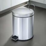 Lixeira aço inox de 5 litros com cesto removível Healer