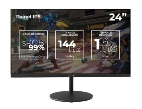 MONITOR DUEX LED 24'' 1080P 144HZ GAMER VGA+HDMI DX240ZG