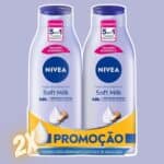 NIVEA Kit Loção Hidratante Desodorante Soft Milk 400ml