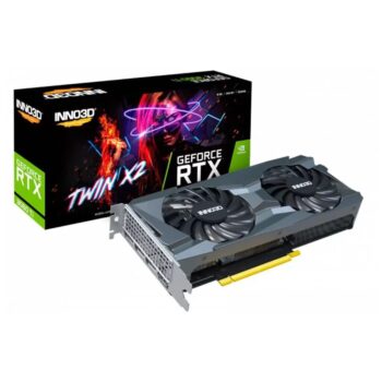 Placa de video Inno3D Nvidia Geforce RTX3060 Ti Twin X2 LHR 8Gb GDDR6 256 bits Dual fan - N306T2-08D6-119032DH - Inno 3d