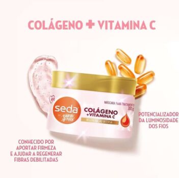 Seda Creme De Tratamento 300G Colágeno + Vitamina C