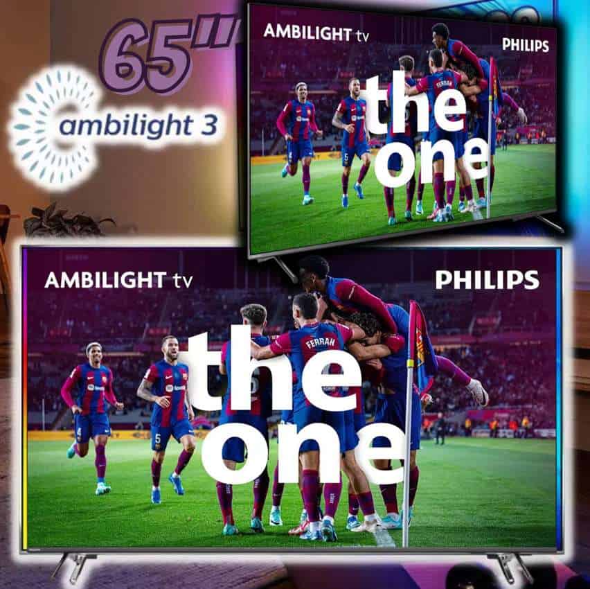 Smart Tv 65'' 65pug8808/78 The One Ambilight 4k Philips