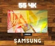 Smart TV Samsung 55 Polegadas QLED 4K Q90T, HDMI, USB, Bluetooth, Wifi, Tela Sem Limites, Alexa Built In, Google Assistente – QN55Q90TDGXZD