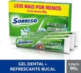 SORRISO Creme Dental Sorriso Fresh Hortela Explosion 90G Promo 3 Un