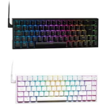 Teclado Mecânico Gamer Husky HailStorm, 65%, RGB, Switch Gateron Red, ABNT2, Preto – HTG002PTVR