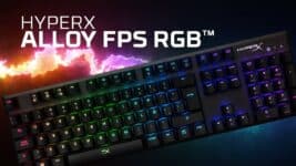 Teclado Mecânico Gamer HyperX Alloy FPS, RGB, Switch Kailh Silver, US - HX-KB1SS2-US