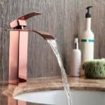 Torneira Cascata Prizi Slider Alta Monocomando Rose