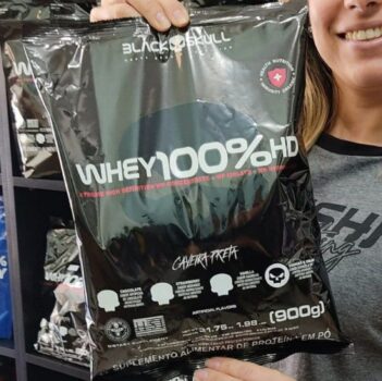 Whey Protein 100% HD Pure 900g BLACK SKULL ( Isolado – Hidrolisado – Concentrado ) Suplemento de Proteína