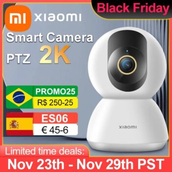 Xiaomi Câmera PTZ, 2K